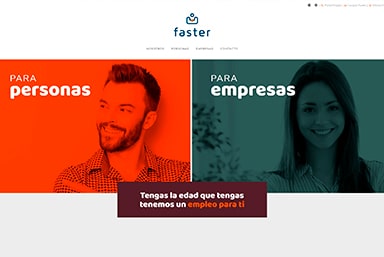 imagen destacada de diseño web para Faster. Triciclo Publicidad Agencia de publicidad en Granada