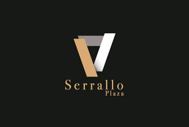 Logotipo serrallo Plaza. Triciclo publicidad agencia publicidad Granada